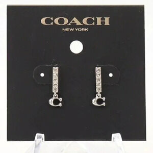 91446 SIGNATURE PAVE BAR STUD EARRINGS